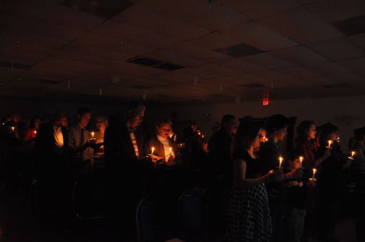 Christmas Candlelight Service & Fellowship 2012